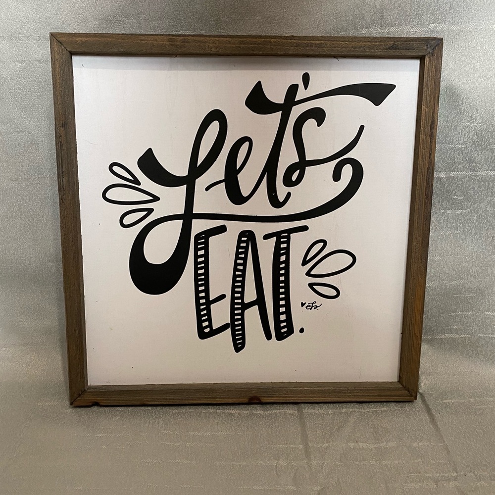Hobby Lobby Let’s Eat sign